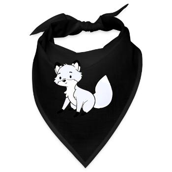 Polarfuchs - Bandana - Schwarz - Vorne