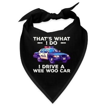 Das ist es, was ich tue, ich fahre ein kleines Auto - Bandana - Schwarz - Vorne
