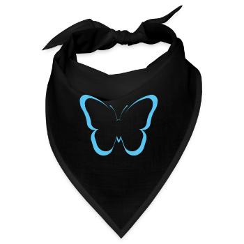 schmetterling butterfly - Bandana - Schwarz - Vorne