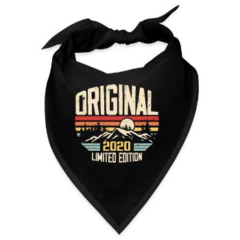 Nostalgisches Geburtstagsgeschenk 2020 2020 - Bandana - Schwarz - Vorne