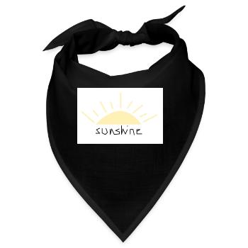 Sunshine - Bandana - Schwarz - Vorne