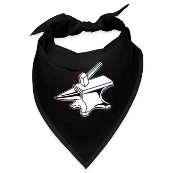 Amboss Schmiedekunst - Bandana - Schwarz - Vorne