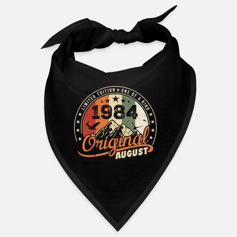 August 1984 Geburtstagsgeschenk August 1984 Retro 1984 Bandana