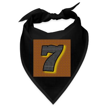 7 (Sieben) - Abbild - 2023 - Bandana - Schwarz - Vorne