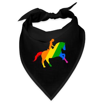 Reitsport: Freiheit im Sattel - Bandana - Schwarz - Vorne