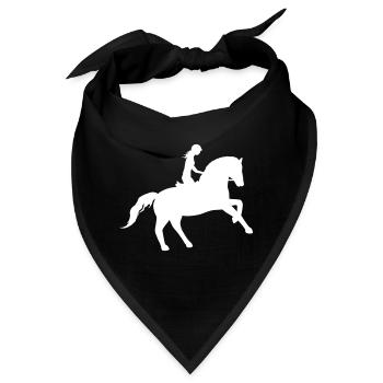 Reitsport Eleganz - Bandana - Schwarz - Vorne