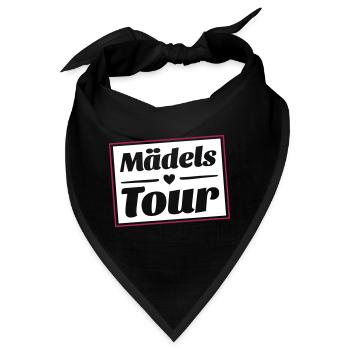 Mädels Tour - Bandana - Schwarz - Vorne