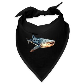 Walhai - Bandana - Schwarz - Vorne