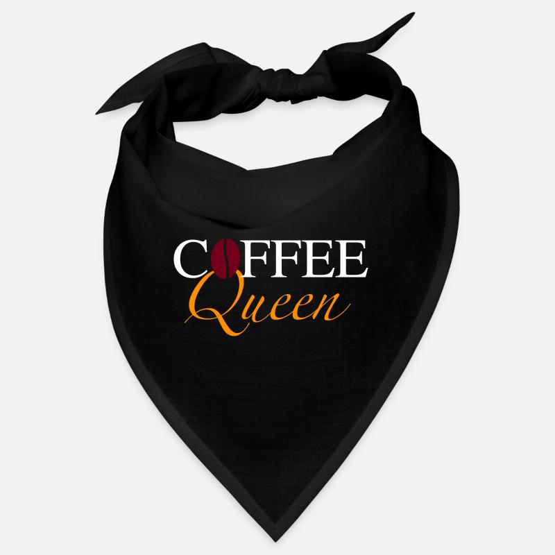 Coffee Queen mit Bohne Bandana