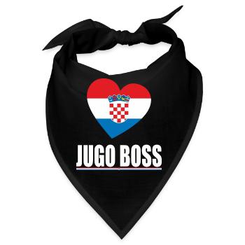 kroatien jugo boss T-Shirt - Bandana - Schwarz - Vorne