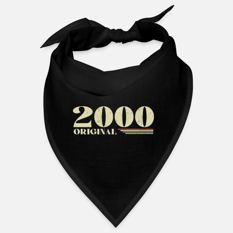 Original 2000 Vintage 2000 anniversaire 2000 rétro Bandana