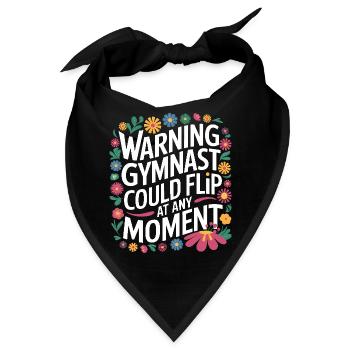 Turnen Turner Gymnastik - Bandana - Schwarz - Vorne