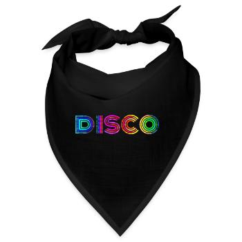 Disco - Bandana - Schwarz - Vorne