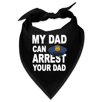 Polizei Police Papa - Bandana - Schwarz - Vorne