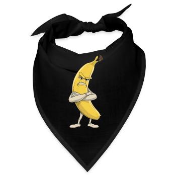 Banane - Bandana - Schwarz - Vorne