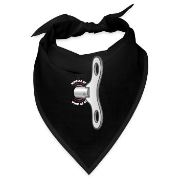 Zieh mich auf - Bandana - Schwarz - Vorne