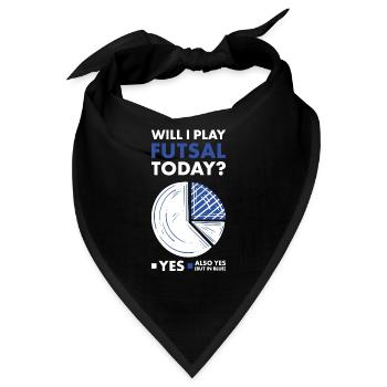 Sport Will I Play Futsal - Bandana - Schwarz - Vorne