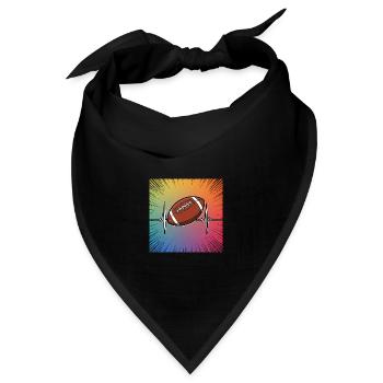 Touchdown! Die Faszination des American Football - Bandana - Schwarz - Vorne