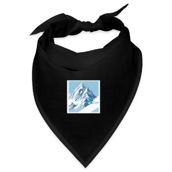 Skifahren: Freiheit auf zwei Brettern - Bandana - Schwarz - Vorne