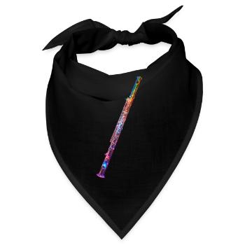 Querflöte - Bandana - Schwarz - Vorne