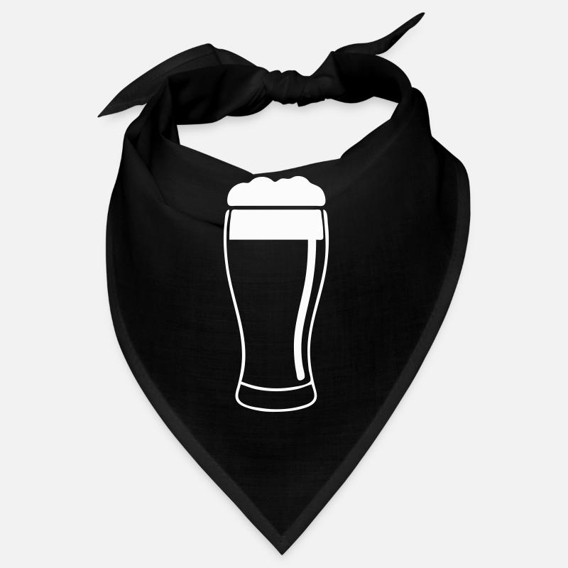 Verre à bière avec mousse Bandana