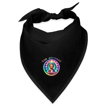 ZEN-ATTITÜDE - Bandana - Schwarz - Vorne