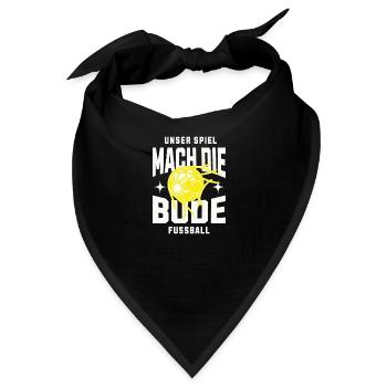 Toooooor! Bude...gelb - Bandana - Schwarz - Vorne