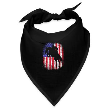 Springreiten Springpferd - Bandana - Schwarz - Vorne
