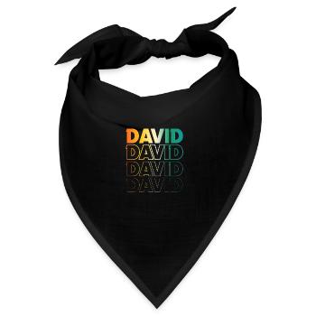 David - Bandana - Schwarz - Vorne
