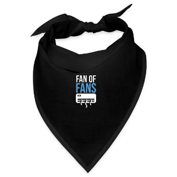 Fan Of Fans Tech Belüftung Kühlung System HVAC - Bandana - Schwarz - Vorne