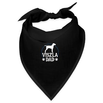 Viszla Dad Für Viszla Hundehalter - Bandana - Schwarz - Vorne