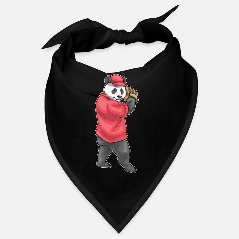 Panda Baseball Gant de baseball Bandana