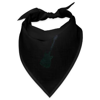 Guitar Gitarrenspieler electronic guitar - Bandana - Schwarz - Vorne
