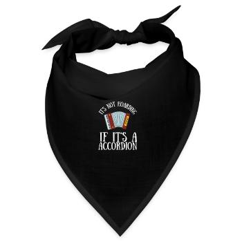 Accordion Polka Accordionist Concertina Squeeze - Bandana - Schwarz - Vorne