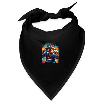 Alligator Boxer Boxen Beast Boxing - Bandana - Schwarz - Vorne