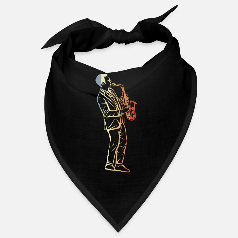 Vintage Saxophone Bandana