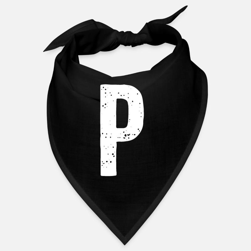 P Letter Bandana