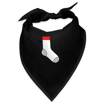 Socke - Bandana - Schwarz - Vorne