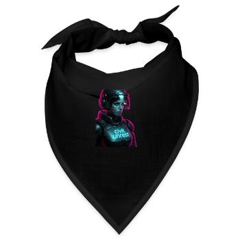 Civil Unrest Resist Cyperpunk Cop - Bandana - Schwarz - Vorne