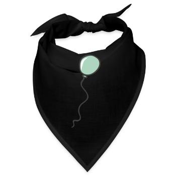 Luftballon - Bandana - Schwarz - Vorne