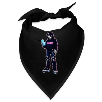 Sarkazzy Szkielet Hacker w streetwearowym swetrze