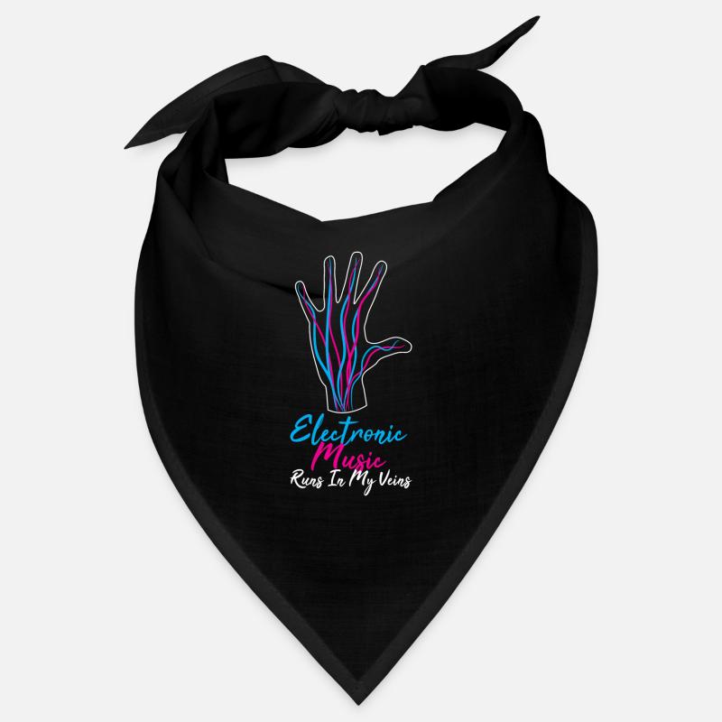 Electronic music - Bandana - black