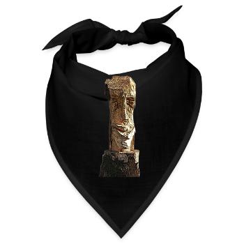 Osterinsel Kultig - Bandana - Schwarz - Vorne