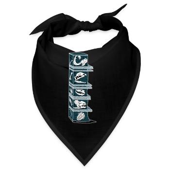 Erdgeschichte Geologie Paläontologie 1 - Bandana - Schwarz - Vorne