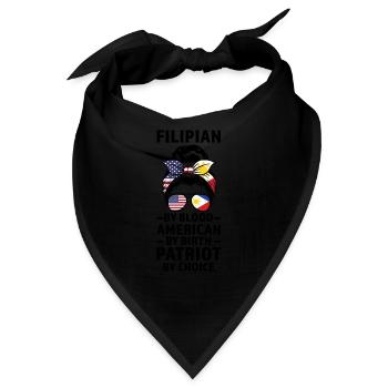 Philippinisch Filipino Philippinisches Geschenk - Bandana - Schwarz - Vorne