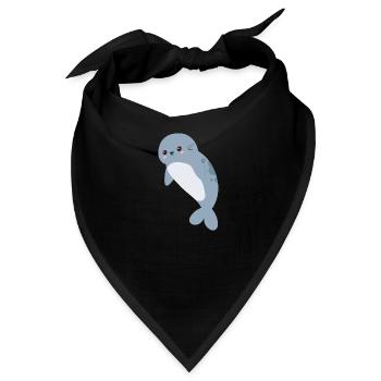 Robbe - Bandana - Schwarz - Vorne