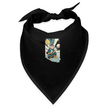 Galaktischer Eisaffe - Bandana - Schwarz - Vorne