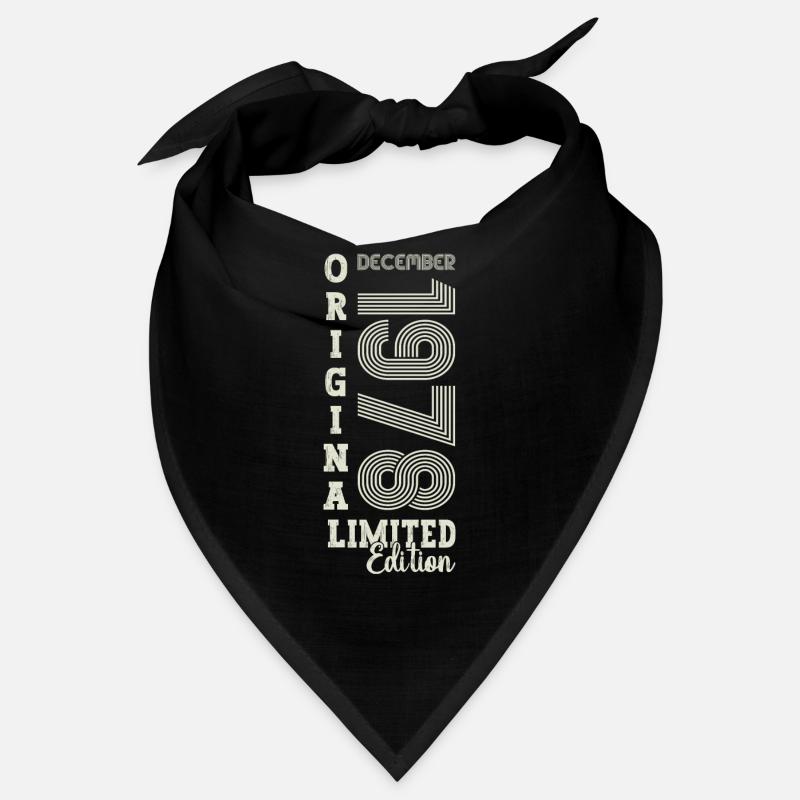 Cadeau original du 44e anniversaire de décembre 1978 Bandana