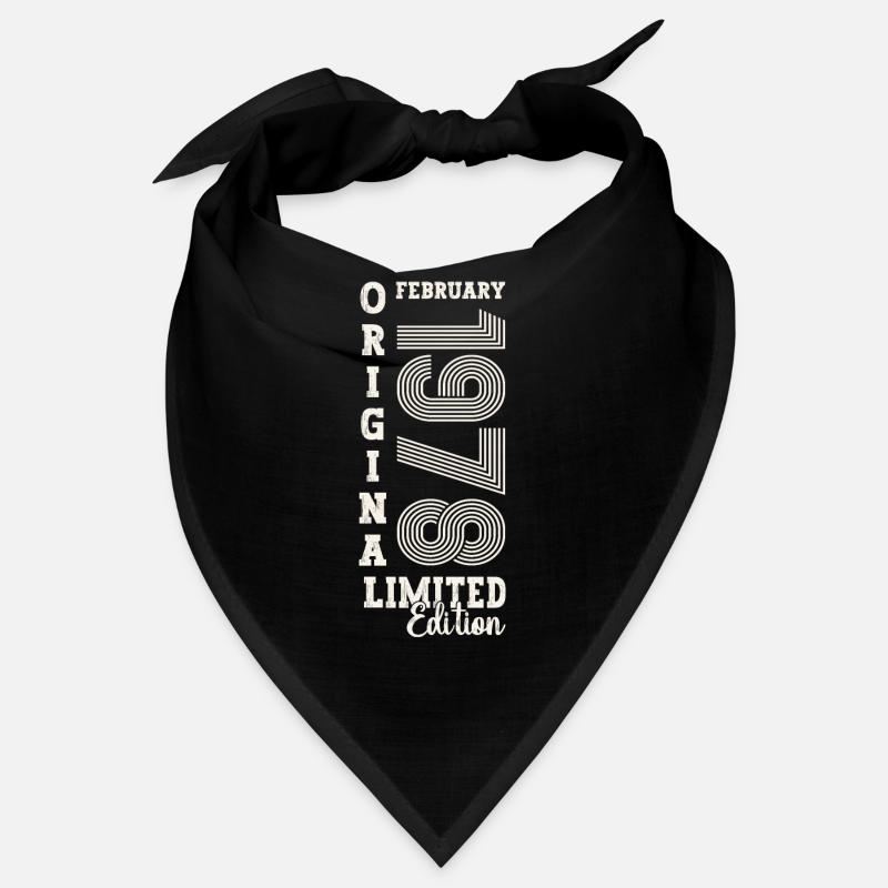 February born 1978 45th birthday gift man Bandana