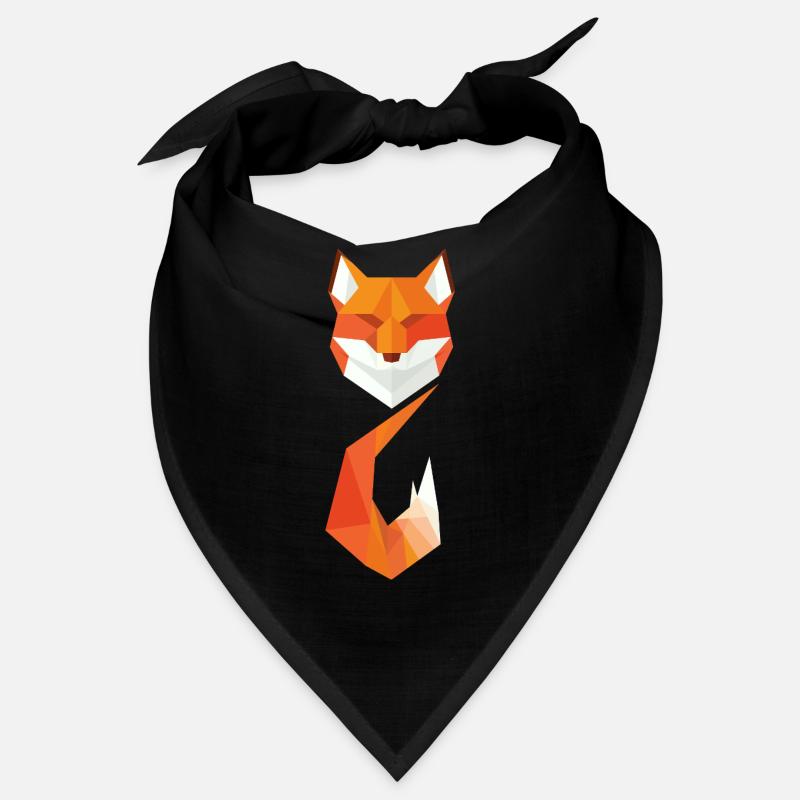 Modern Geometric Fox Bandana